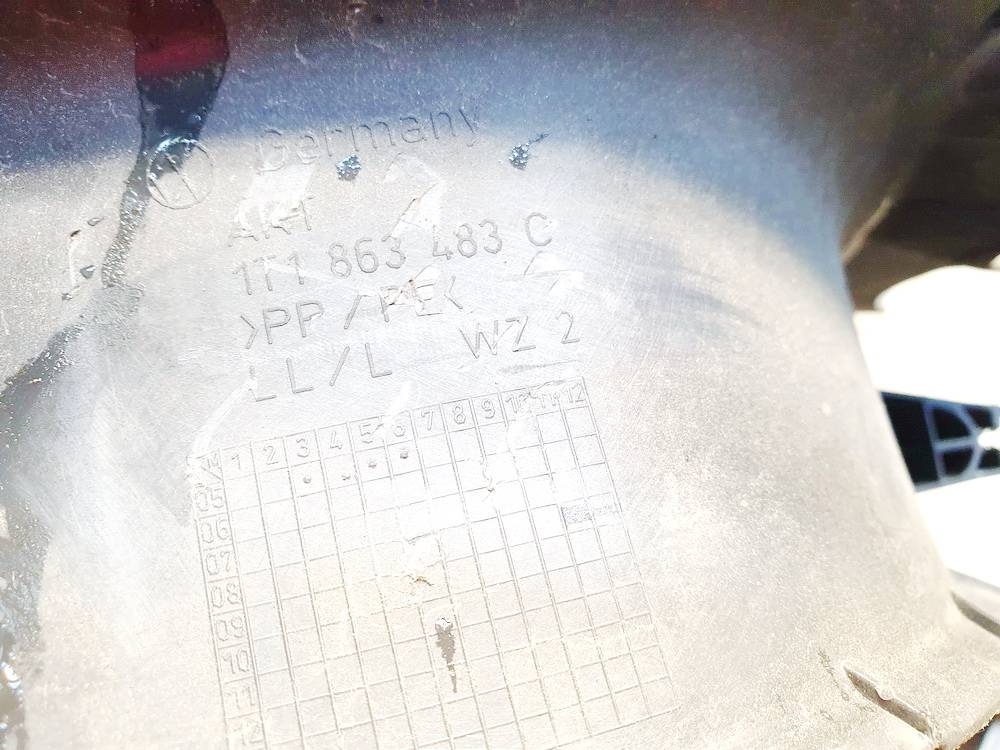 1T1863483C Volkswagen Touran 2005 Wykończenie wnętrza (plastikowe elementy) - Thumbnail 3