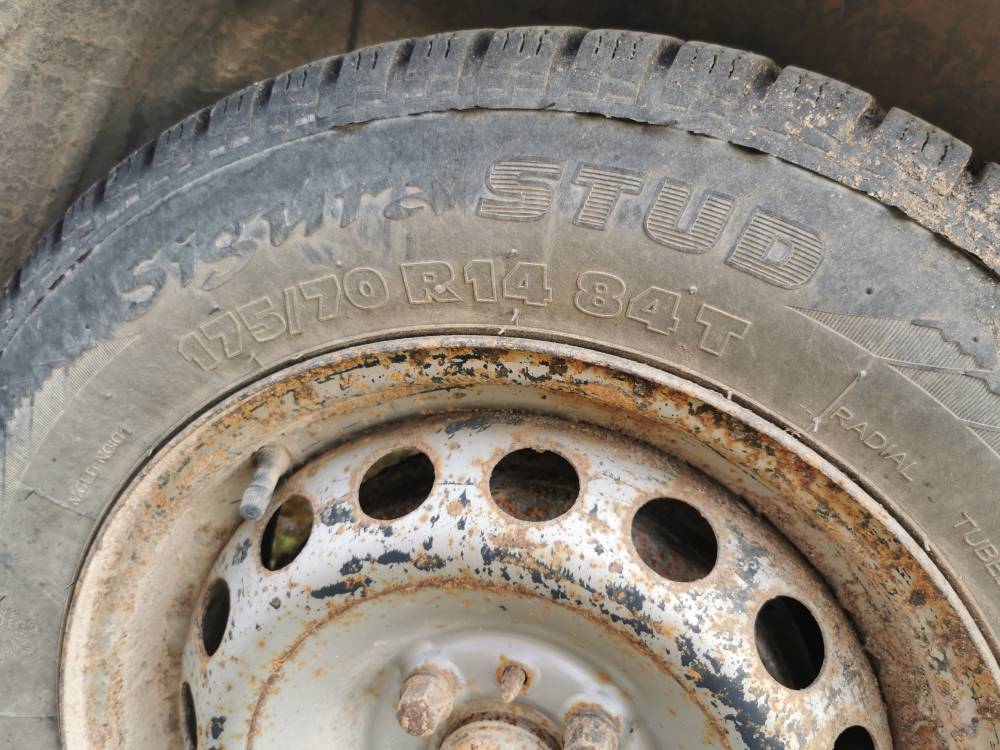 4X98 Peugeot Bipper 2008 Jeu de roues en étain R14 - Thumbnail 6