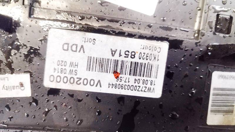 1K0920851A Volkswagen Golf 2005 Nopeusmittari – mittaristo - Thumbnail 3