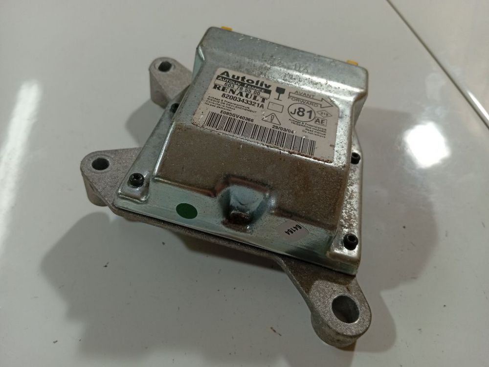 603785500 Renault Espace 2004 Komputer SRS airbag – moduł sterujący poduszek powietrznych