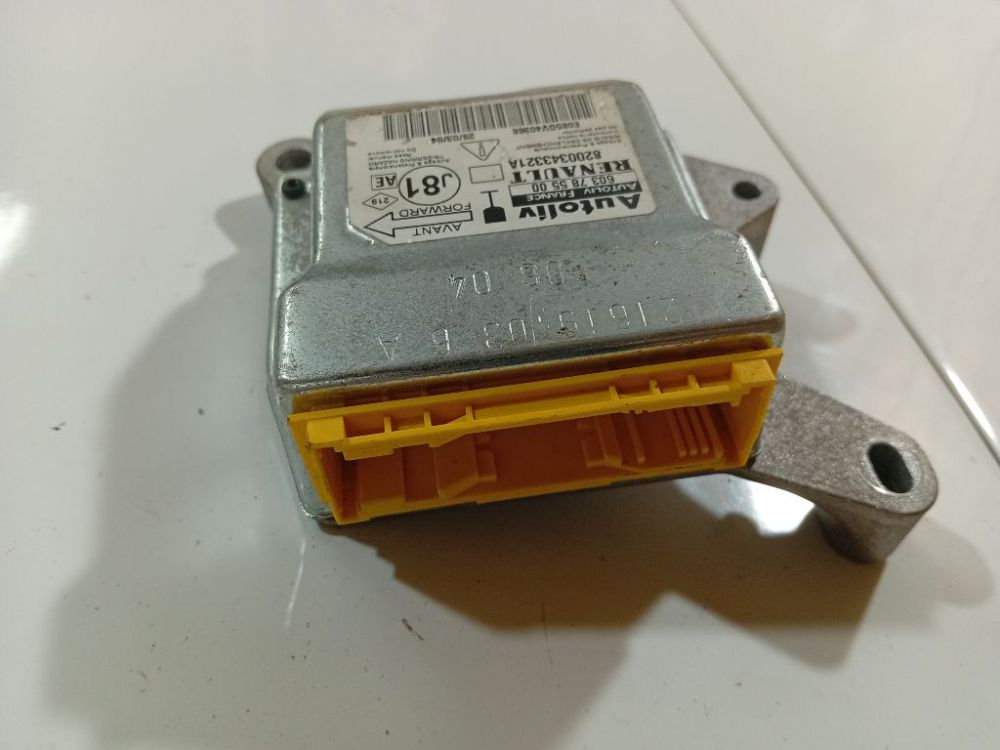 603785500 Renault Espace 2004 Komputer SRS airbag – moduł sterujący poduszek powietrznych - Thumbnail 2