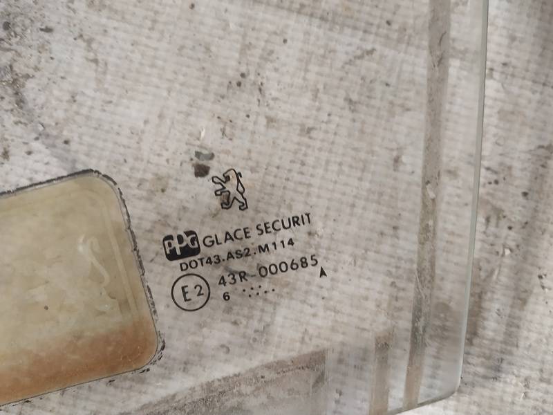 AS2 Peugeot 406 1998 Боковое окно - передний левый - Thumbnail 2