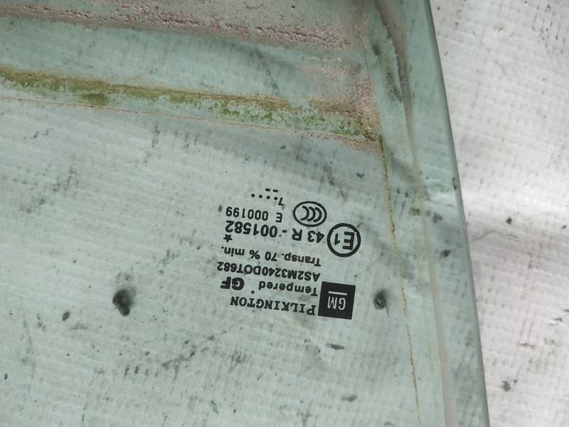AS2 Opel Zafira 2007 Door-Drop Glass - FRONT RIGHT - Thumbnail 2