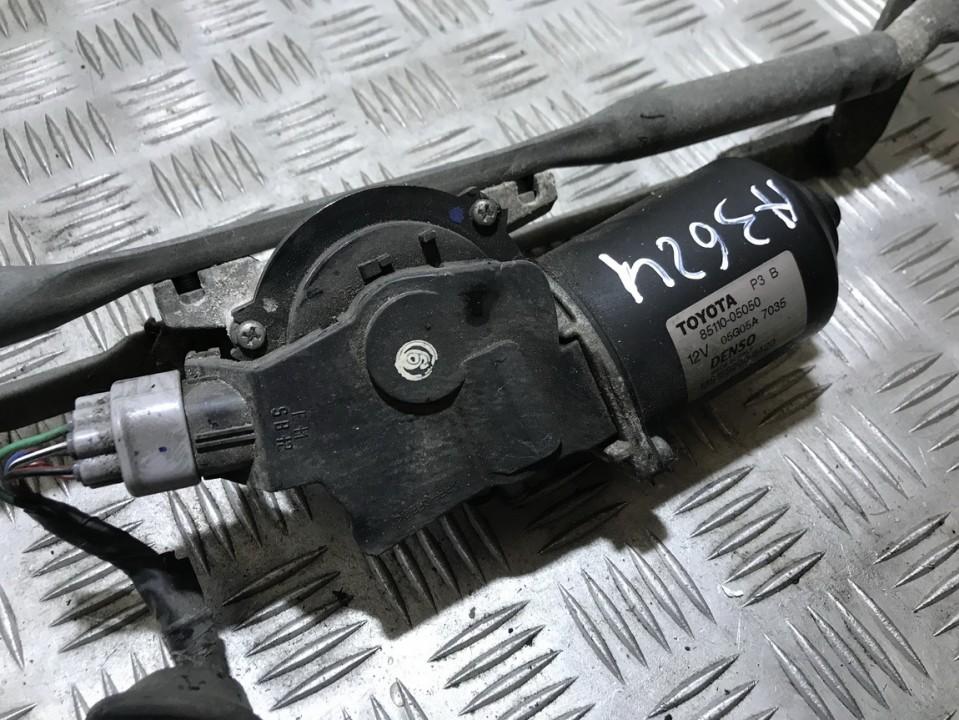 8511005050 Toyota Avensis 2005 windscreen front wiper motor - FRONT