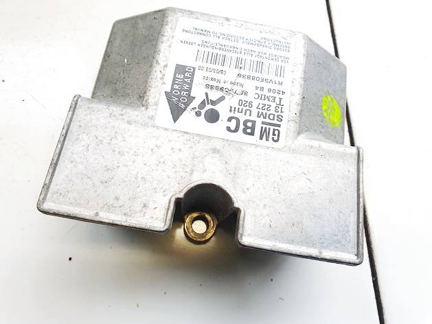 13227920 Opel Astra 2005 Airbag crash sensors module - Thumbnail 2
