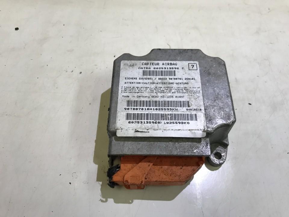 6025313596F Renault Espace 1999 Airbag crash sensors module