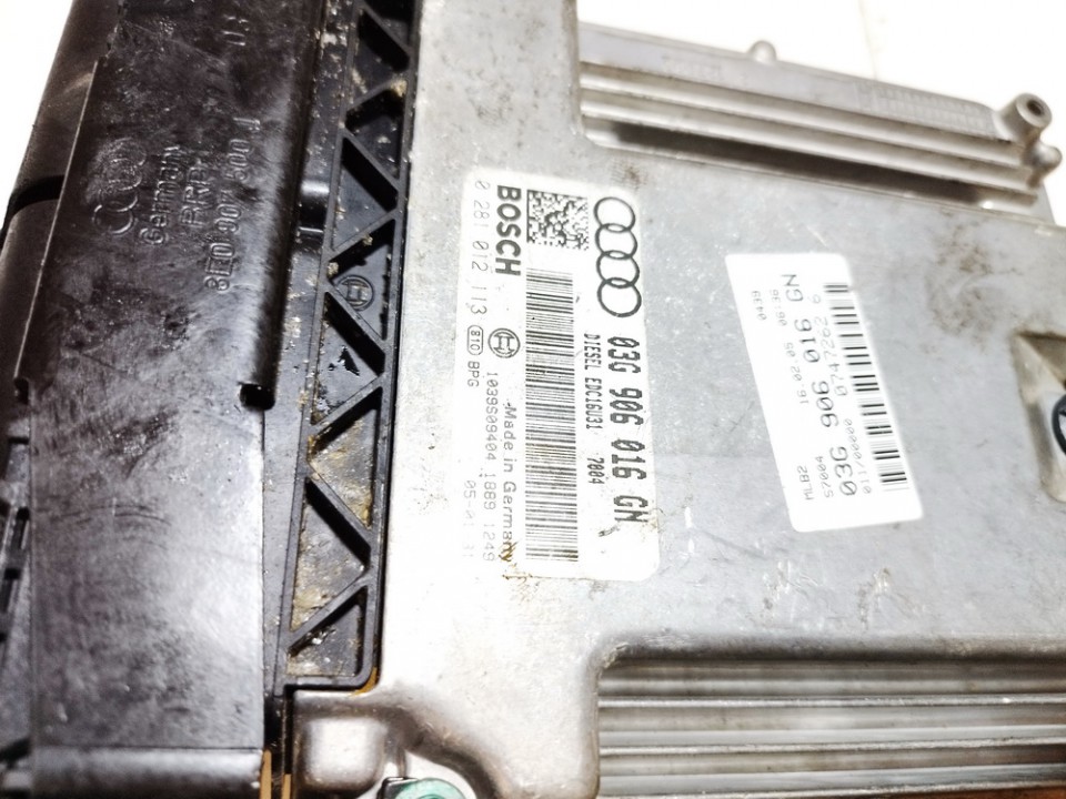 03G906016GN Audi A4 2005 CALCULATEUR MOTEUR - Thumbnail 3