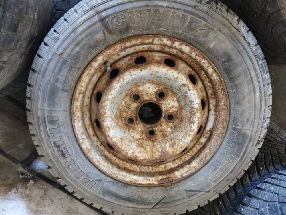 5X120 Hyundai H-1 2007 Skardiniu ratu komplektas R15 - Thumbnail 3