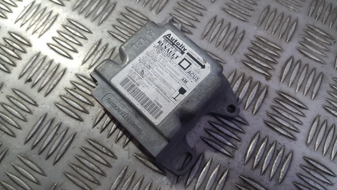 8200117651b 600639400 Airbag crash sensors module Renault Megane 2002