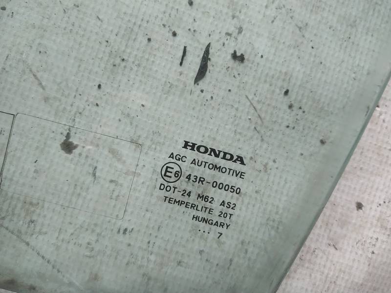 AS2 Honda CR-V 2007 Szyba drzwi - PRZEDNIE LEWE - Thumbnail 2