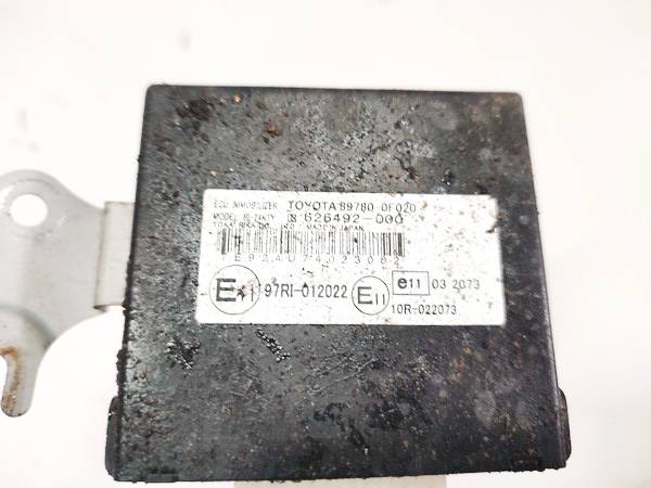 897800F020 Toyota Corolla Verso 2007 Imobilaizera vadības bloks - Thumbnail 3