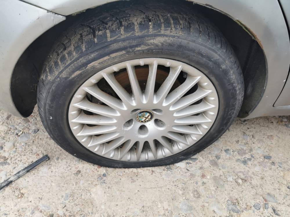 5X110 Alfa-Romeo 159 2006 Komplet Kół Zimowych R17 - Thumbnail 2