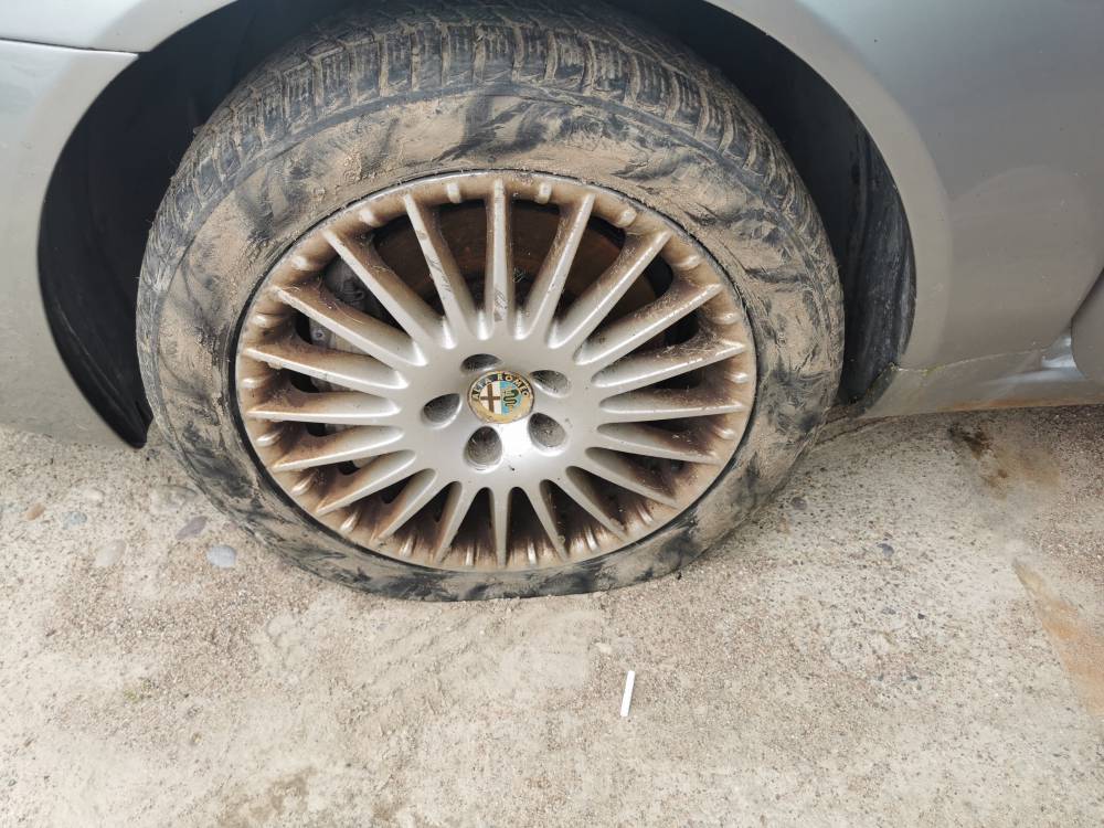 5X110 Alfa-Romeo 159 2006 Komplet Kół Zimowych R17 - Thumbnail 4