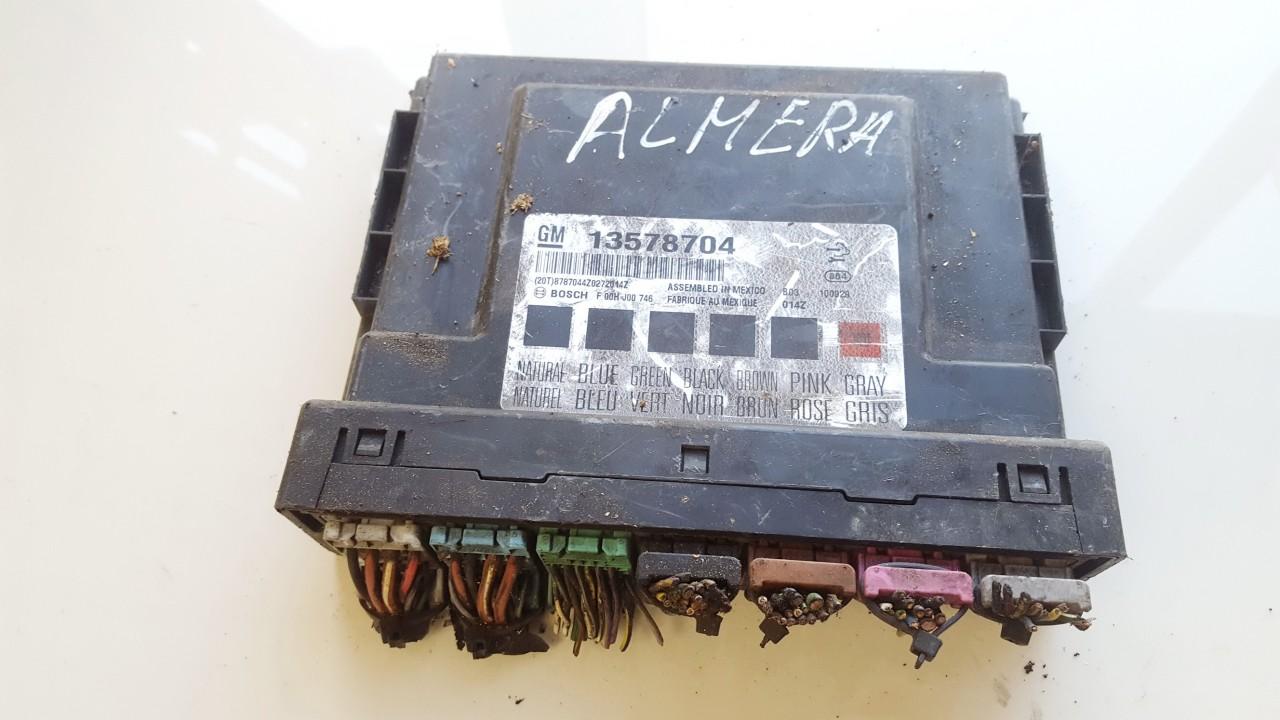 13578704 USED General Module Comfort Relay (Unit) Nissan Almera 2006 2