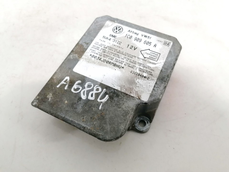 1C0909605A Seat Leon 2002 Airbag crash sensors module - Thumbnail 3