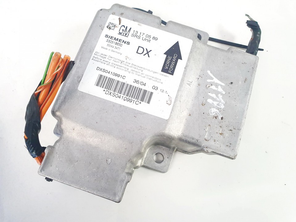 13170589 Opel Vectra 2004 SRS gaisa spilvena dators – gaisa spilvenu vadības bloks - Thumbnail 2