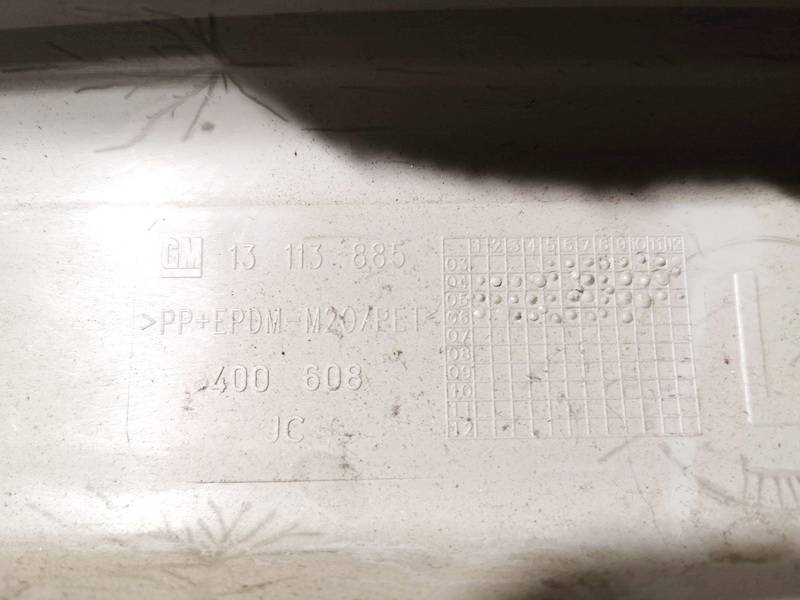 13113885 Opel Astra 2008 Pillar Trim - FRONT LEFT - Thumbnail 3