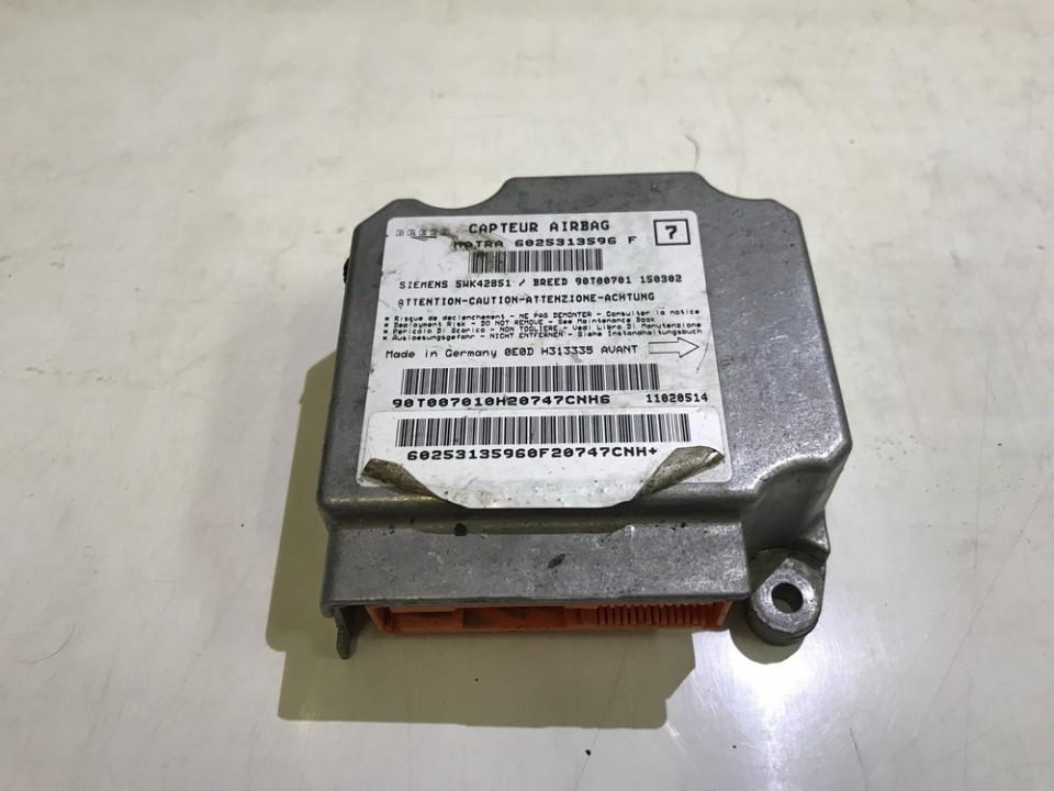 6025313596F Renault Espace 1999 Airbag crash sensors module