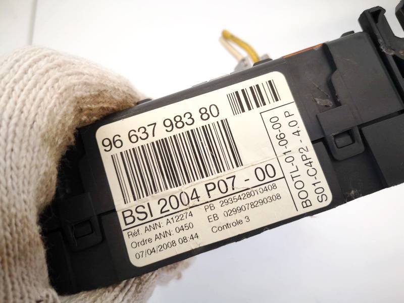 9663798380 Peugeot 207 2008 General Module Comfort Relay (Unit) - Thumbnail 3