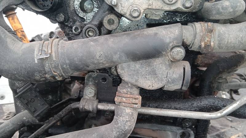 038121132D Volkswagen Touran 2003 Coolant Flange (Engine Coolant Thermostat Housing Cover)