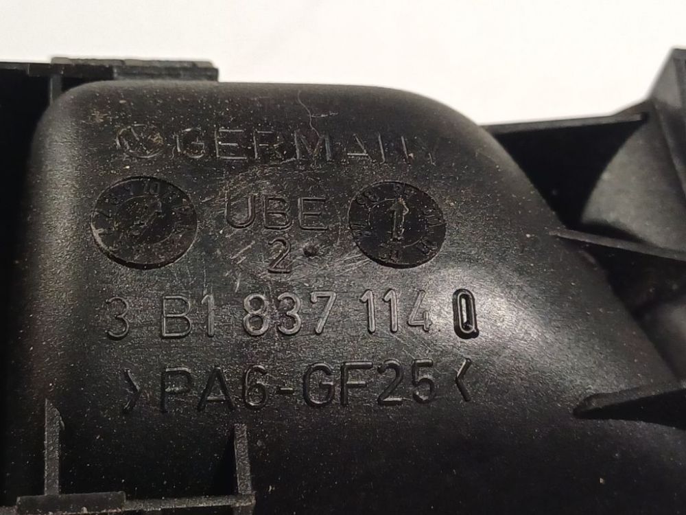 3B18371140 Volkswagen Golf 2000 Wewnętrzna klamka drzwi - PRZEDNIE PRAWE - Thumbnail 5