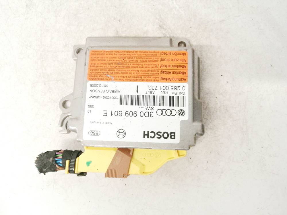 3D0909601E Volkswagen Phaeton 2006 SRS gaisa spilvena dators – gaisa spilvenu vadības bloks - Thumbnail 2