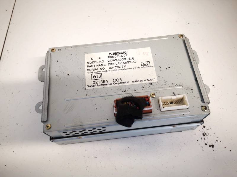 28090BU705 Nissan Almera Tino 2003 Бортовой компьютер дисплей (дисплей информационный) - Thumbnail 2