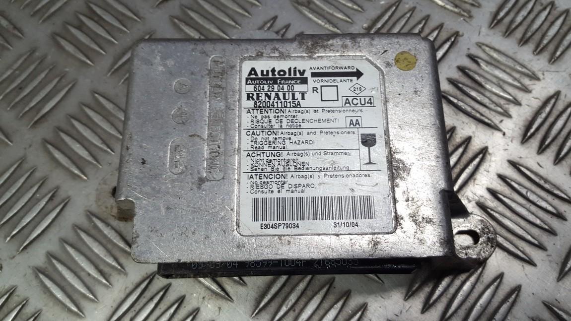 8200411015A Renault Scenic 2008 Airbag crash sensors module