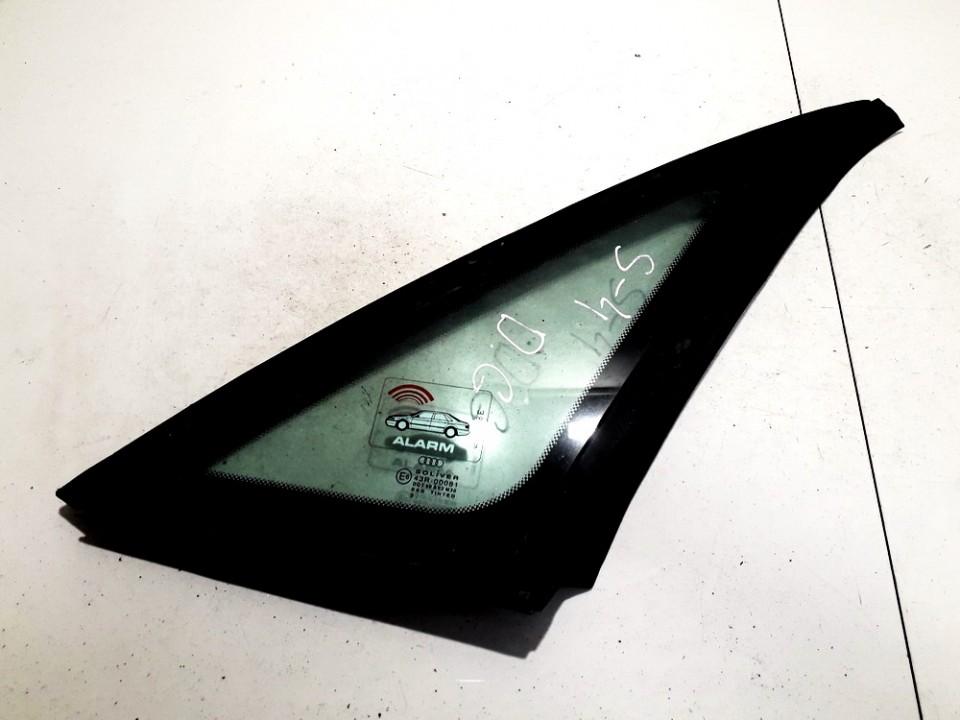 43R00081 Audi A4 1999 Corner quarter window glass - REAR RIGHT