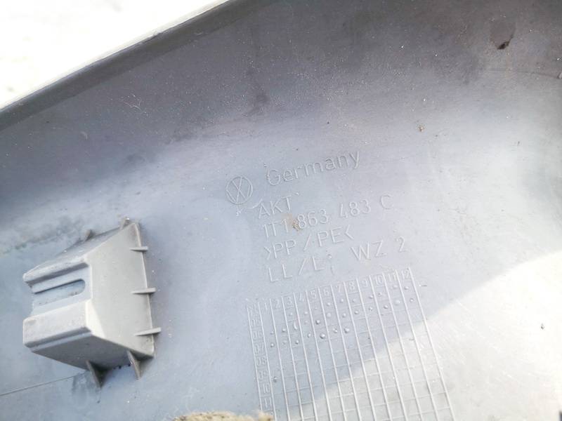 1T1863483C Volkswagen Caddy 2007 Listwa wykończeniowa progowa wewnętrzna - PRZEDNIE LEWE - Thumbnail 3