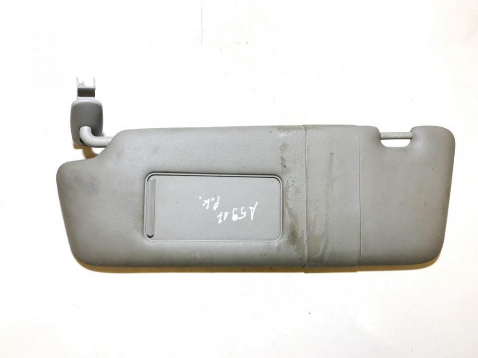 8E0857551 Audi A4 2002 Sun Visor, With Light and Mirror and Clip