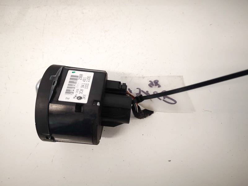 3C8941431 Volkswagen Golf 2009 Headlight adjuster switch (Foglight Fog Light Control Switches) - Thumbnail 3