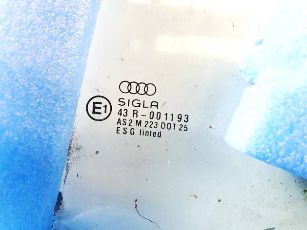 AS2M223DOT25 Audi 100 1994 Door-Drop Glass - REAR LEFT - Thumbnail 3