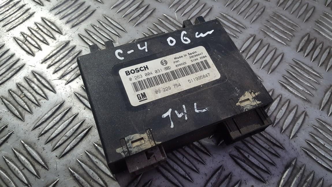 0263004031 Opel Zafira 2006 Control Unit Parking (Parking Assist Module)