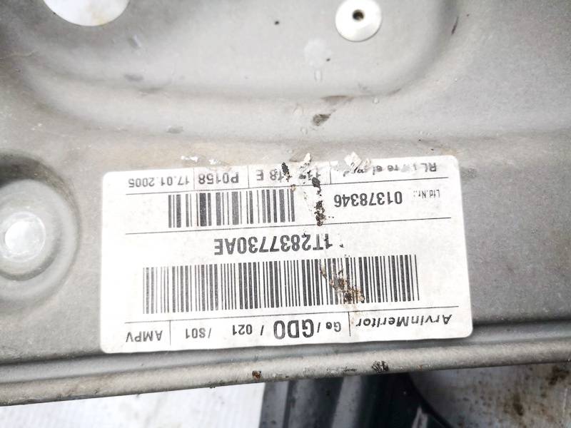 1T2837730AE Volkswagen Touran 2005 Door winder mechanism (Window Regulator) - FRONT RIGHT - Thumbnail 3