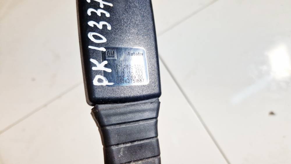 13127266 Opel Astra 2006 Seat belt holder (Seat belt Buckle) - FRONT LEFT - Thumbnail 3