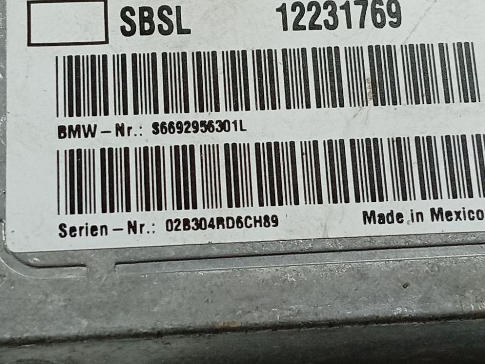 S6692956301L BMW 7-Series 2002 Komputer SRS airbag – moduł sterujący poduszek powietrznych - Thumbnail 5