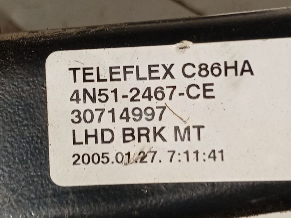 4N512467CE Volvo V50 2005 Pedal work, Brake pedal, Pedal bracket, Clutch pedal - Thumbnail 4