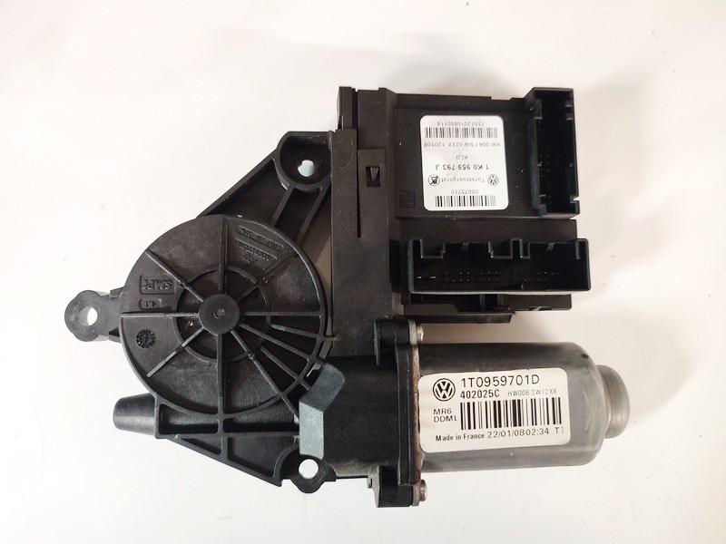 1T0959701D Skoda Octavia 2008 Window Motor - FRONT LEFT - Thumbnail 2