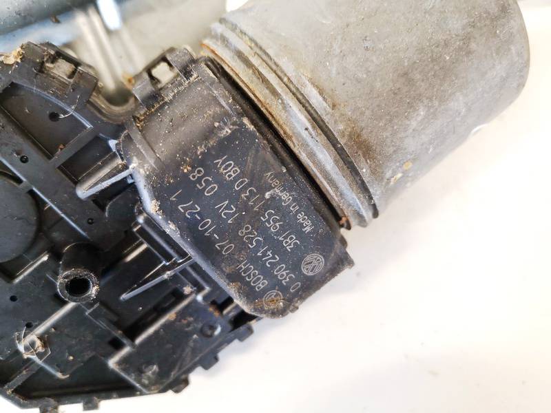 3B1955113D Skoda Superb 2007 Моторчик стеклоочистителя передний - Thumbnail 3