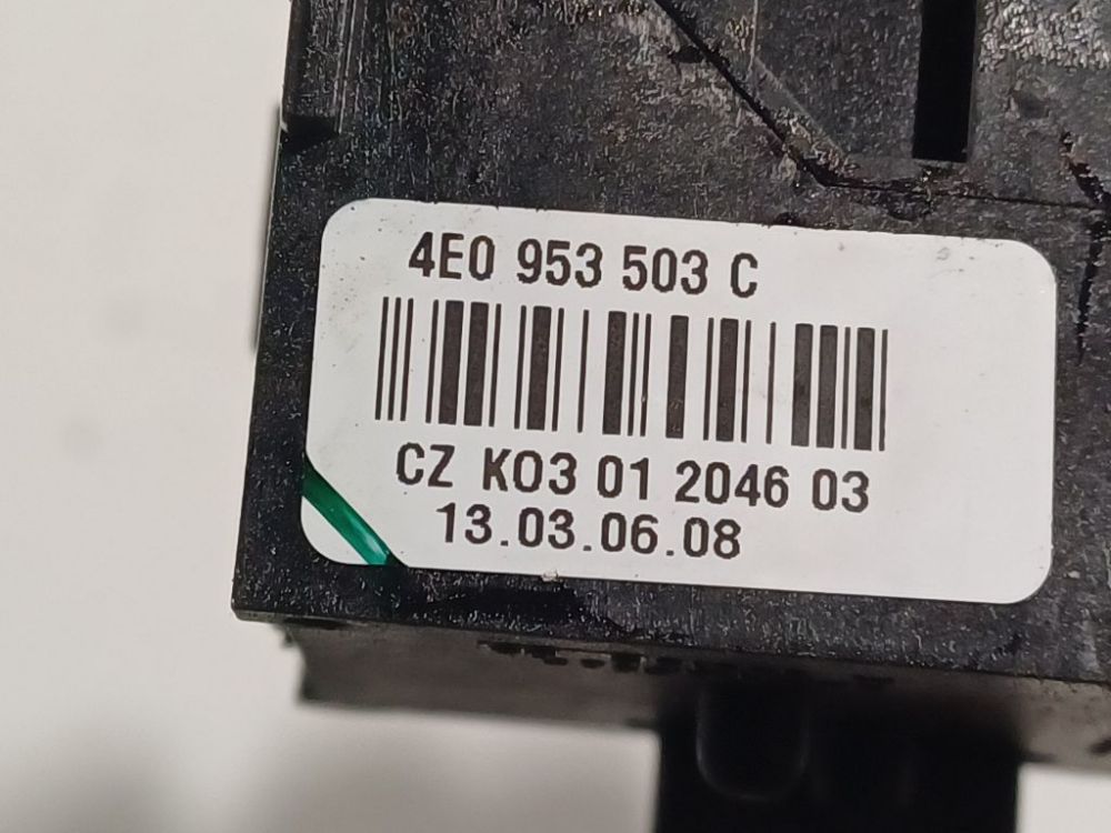 4E0953503C Audi A6 2006 Wiper ARM STEERING COLUMN SWITCH - Thumbnail 4