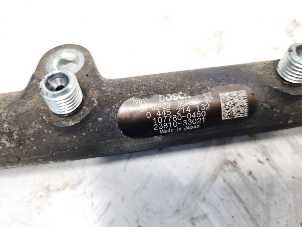 2381033021 Toyota Auris 2007 Fuel injector rail (injectors)(Fuel distributor) - Thumbnail 4