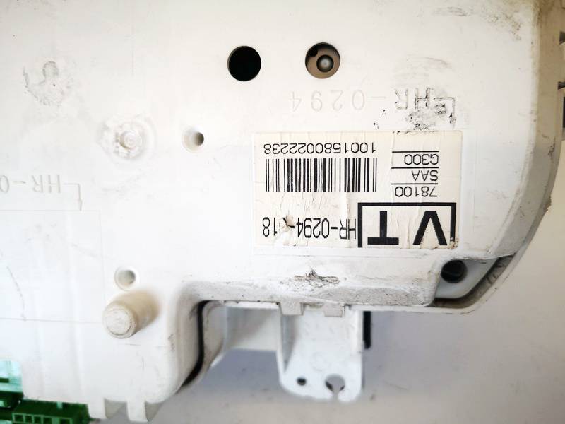 78100SAAG300 Honda Jazz 2002 Speedometers - Cockpit - Speedo Clocks Instrument - Thumbnail 3