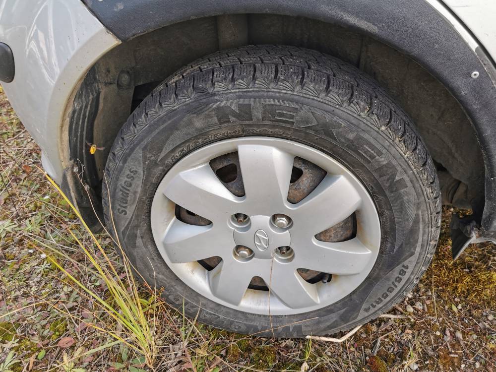 4X100 Hyundai Getz 2005 Juego de ruedas de hojalata R14 - Thumbnail 2