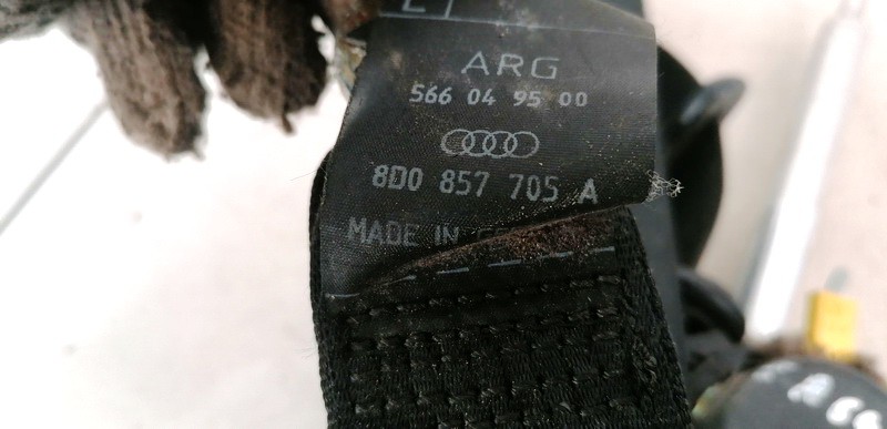 8D0857705A Audi A4 1997 Seat belt - FRONT LEFT - Thumbnail 3
