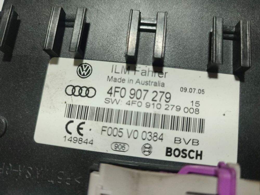 4F0907279 Audi A6 2005 General Module Comfort Relay (Unit) - Thumbnail 4
