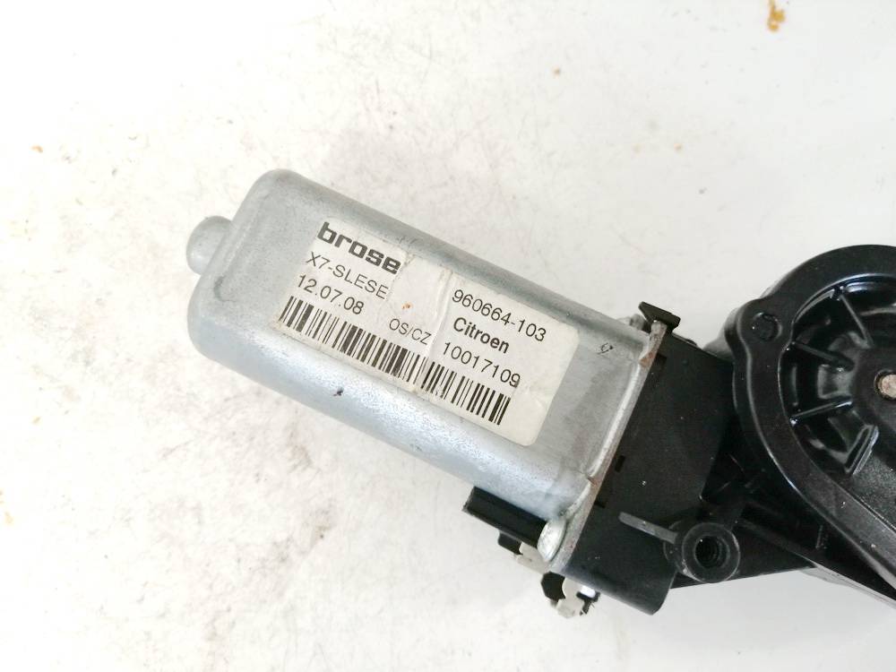 960664103 Citroen C5 2008 Seat Motor Regulator - FRONT LEFT - Thumbnail 3
