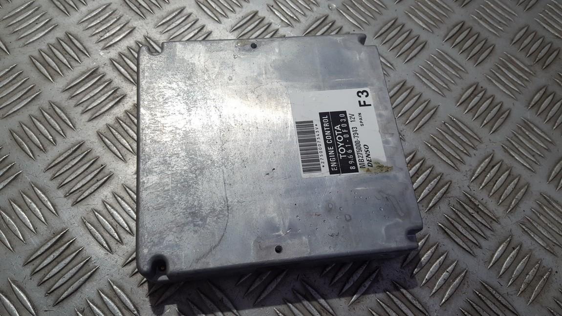 896610F030 Toyota Corolla Verso 2005 ECU Engine Computer (Engine Control Unit)