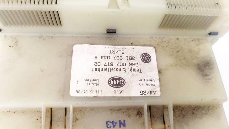 3B1907044A Volkswagen Golf 1998 Climate Control Panel (heater control switches) - Thumbnail 3