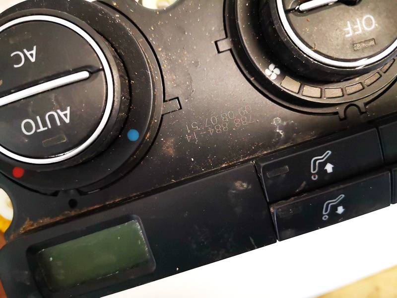 78888414 Volkswagen Golf 2007 Climate Control Panel (heater control switches) - Thumbnail 3